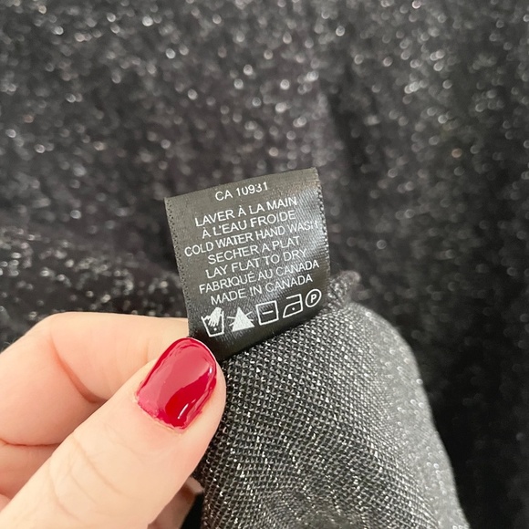 Vintage y2K 90s Pencil skirt Lurex Stretch Rockstar girlfriend Whimsygoth S - Picture 7 of 9